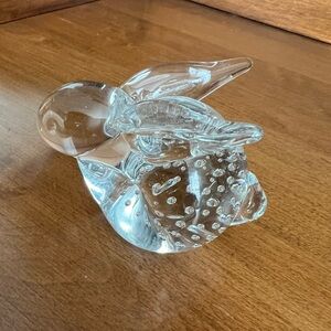 Vintage lead crystal bunny, rabbit figurine